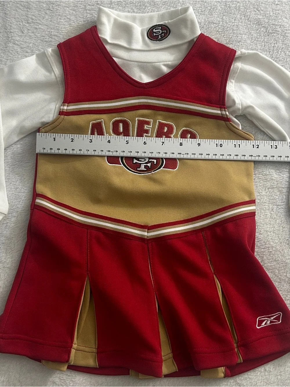 San Francisco 49ers Vintage Y2K Toddler Girls Sz 3T Cheerleader Outfit